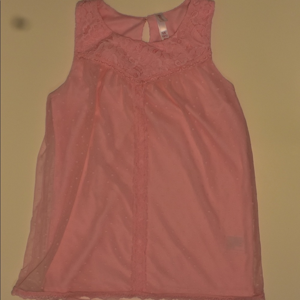 XHILARATION Lacey Tank Top For Girls